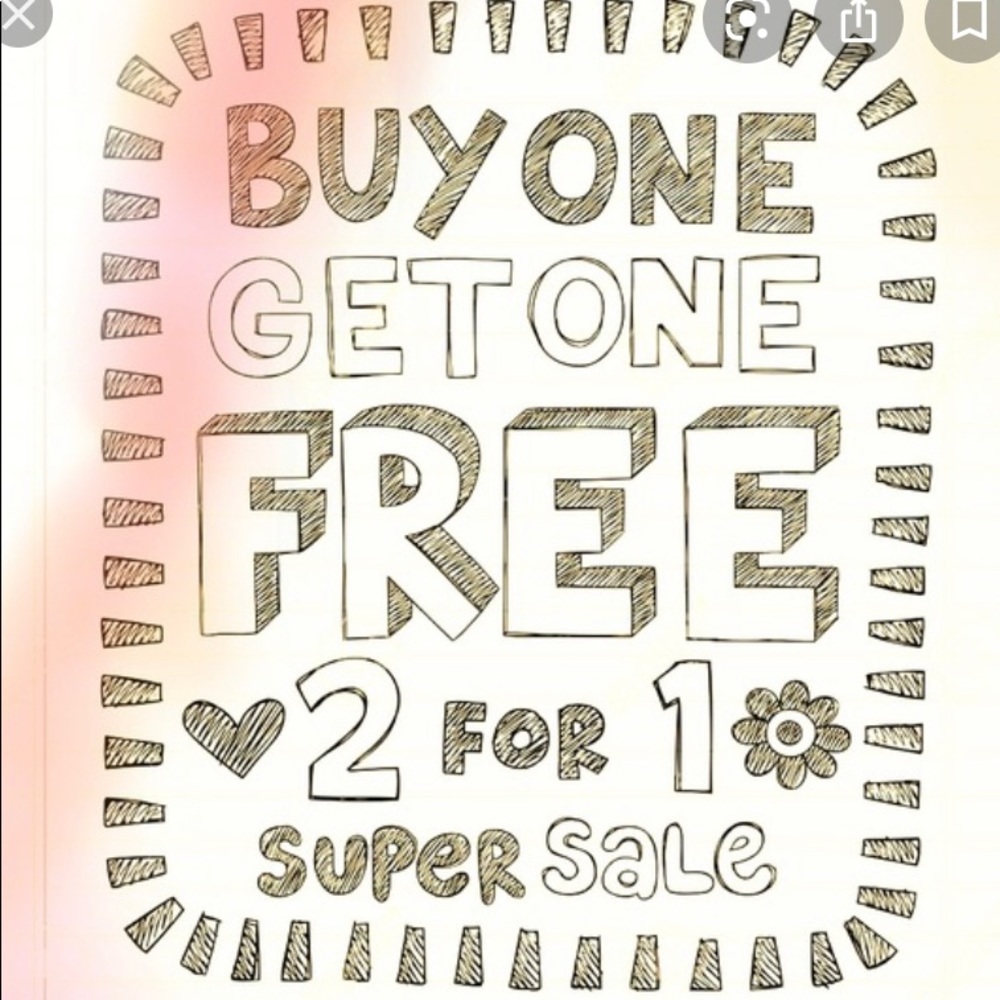 Buy one listing get another free! All items